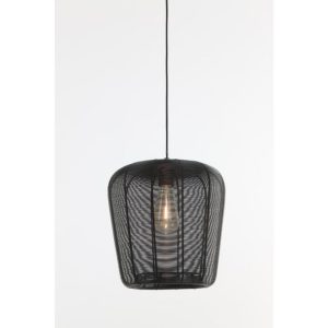 Light&Living Hanglamp Ø28x30 cm ADETA mat zwart