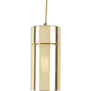 Leitmotiv Lax - Hanglamp -Glas - gold metal - 12x24,5cm
