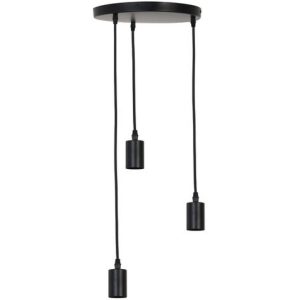 Light&Living Hanglamp 3L Ø30x117,5 cm BRANDON mat zwart