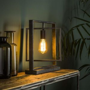 Industriële BelaLuz Tafellamp Flex 1-lichts Charcoal
